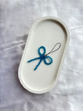 Turquoise Blue Bow Charm