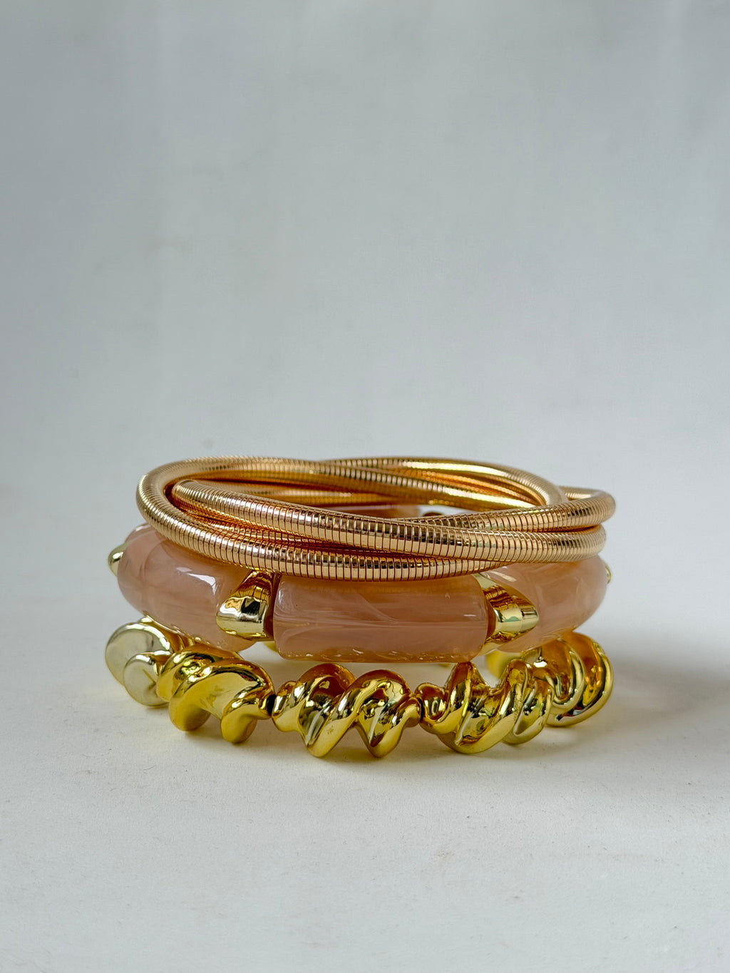 Nude Brown Bracelet Stack