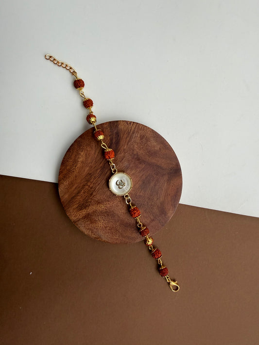 OM Rudraksh Rakhi