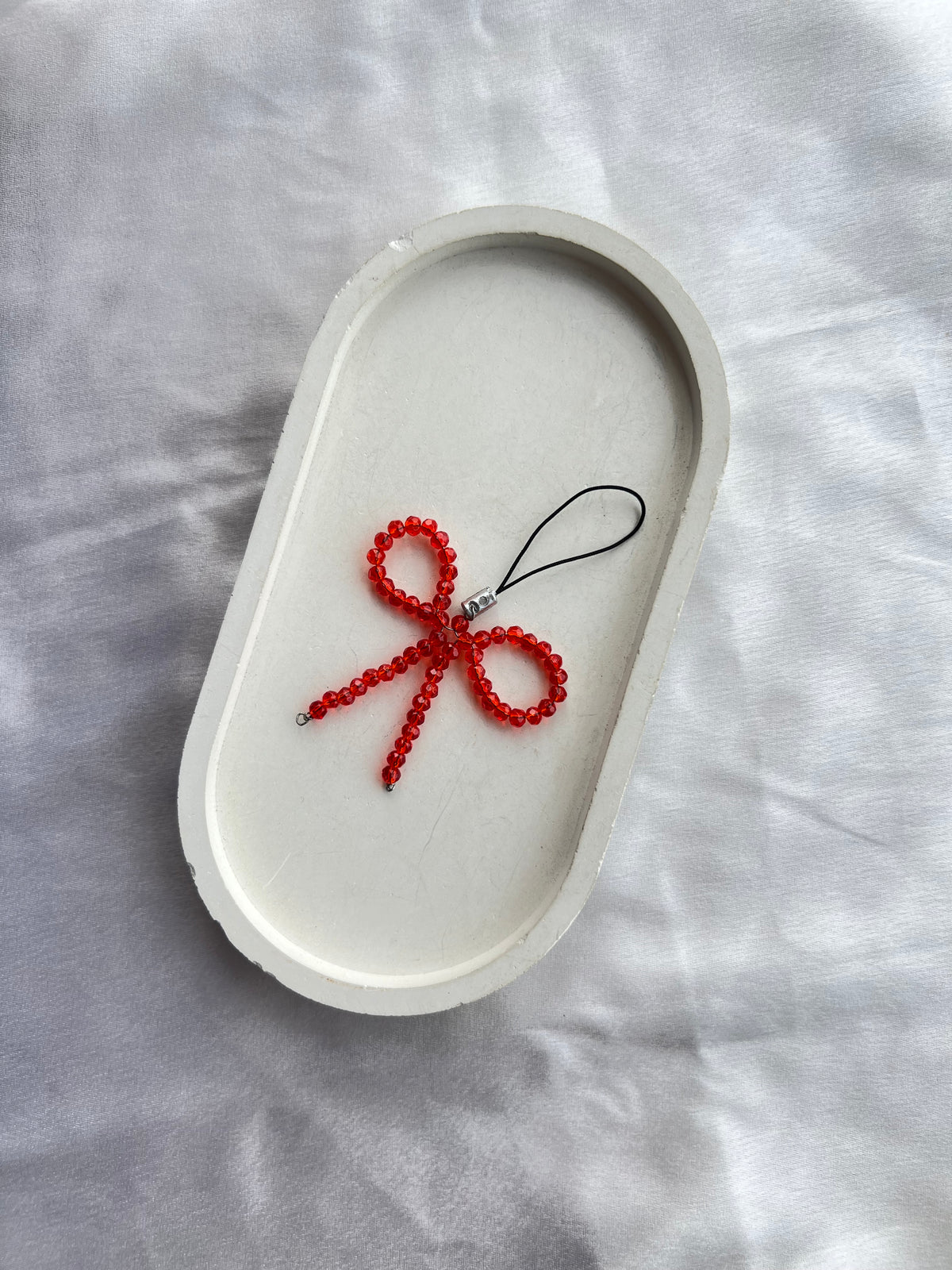 Red Bow Charm