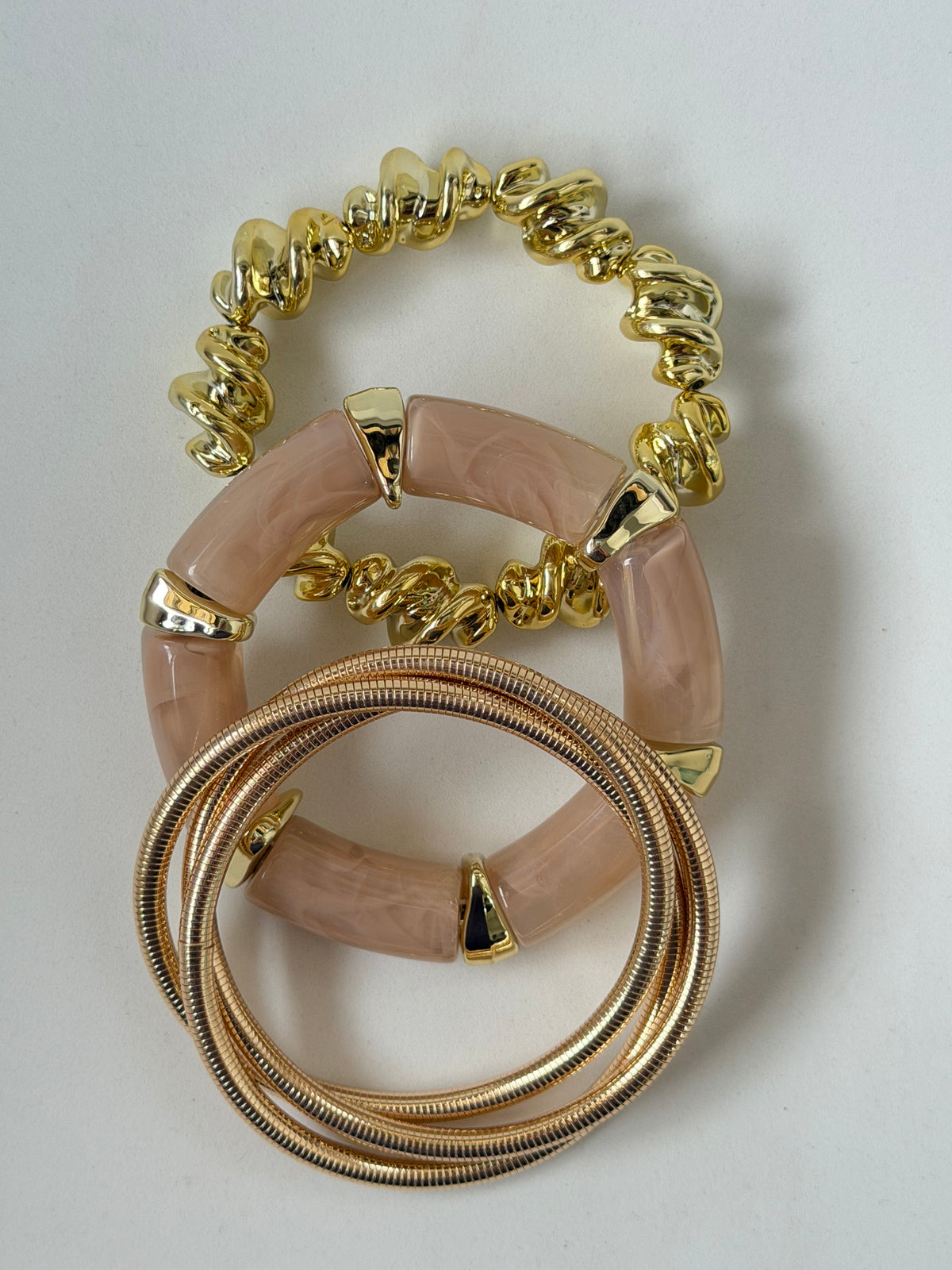 Nude Brown Bracelet Stack
