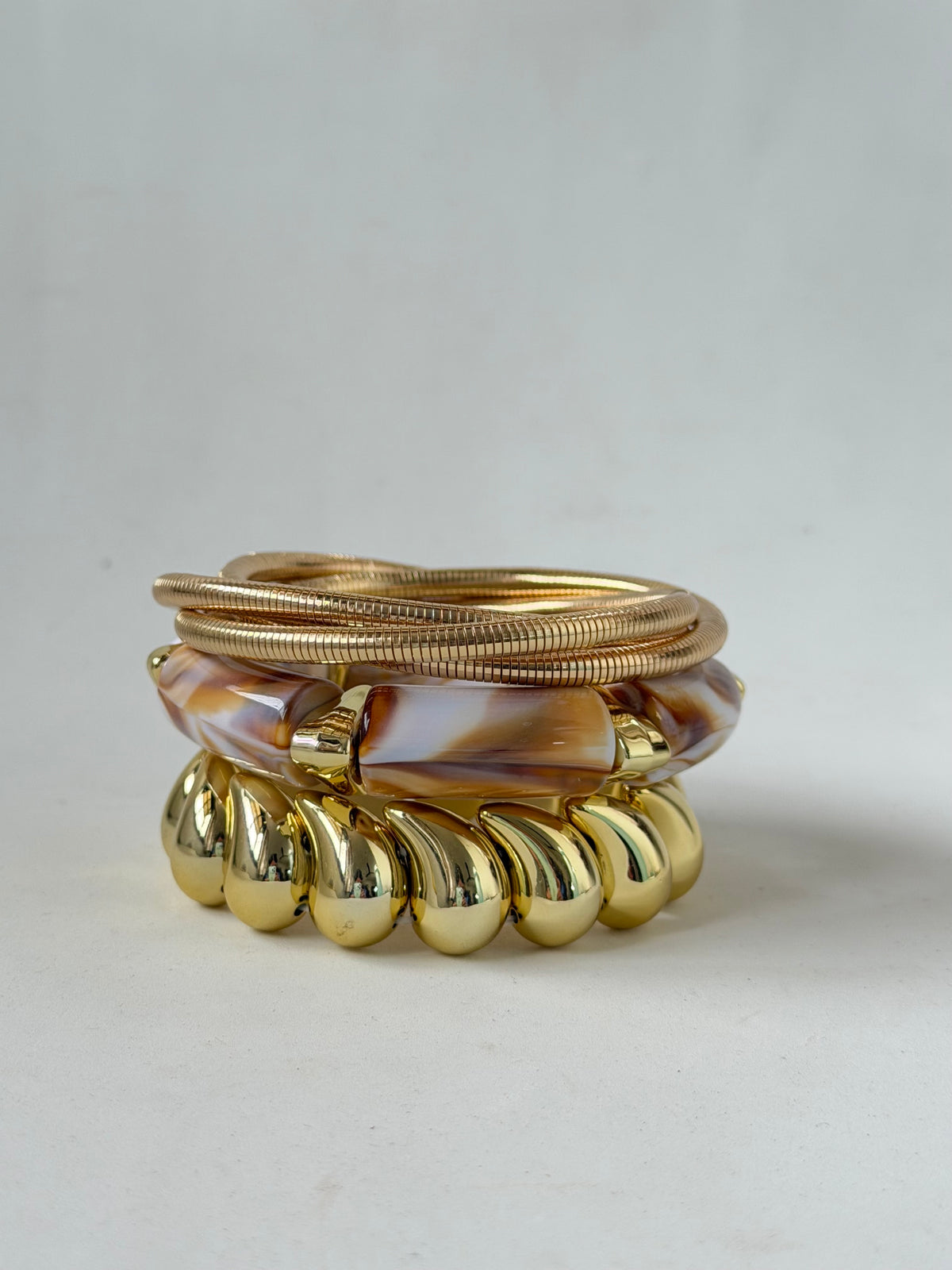 Marble Bracelet Stack