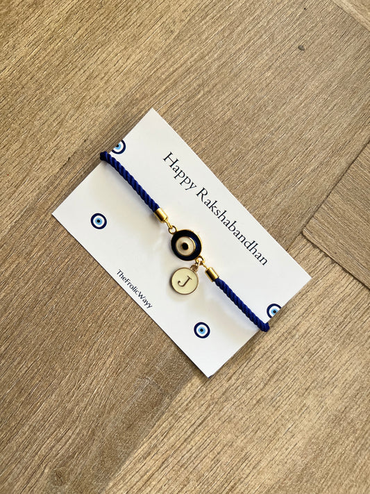 Dark Blue Evil Eye Band