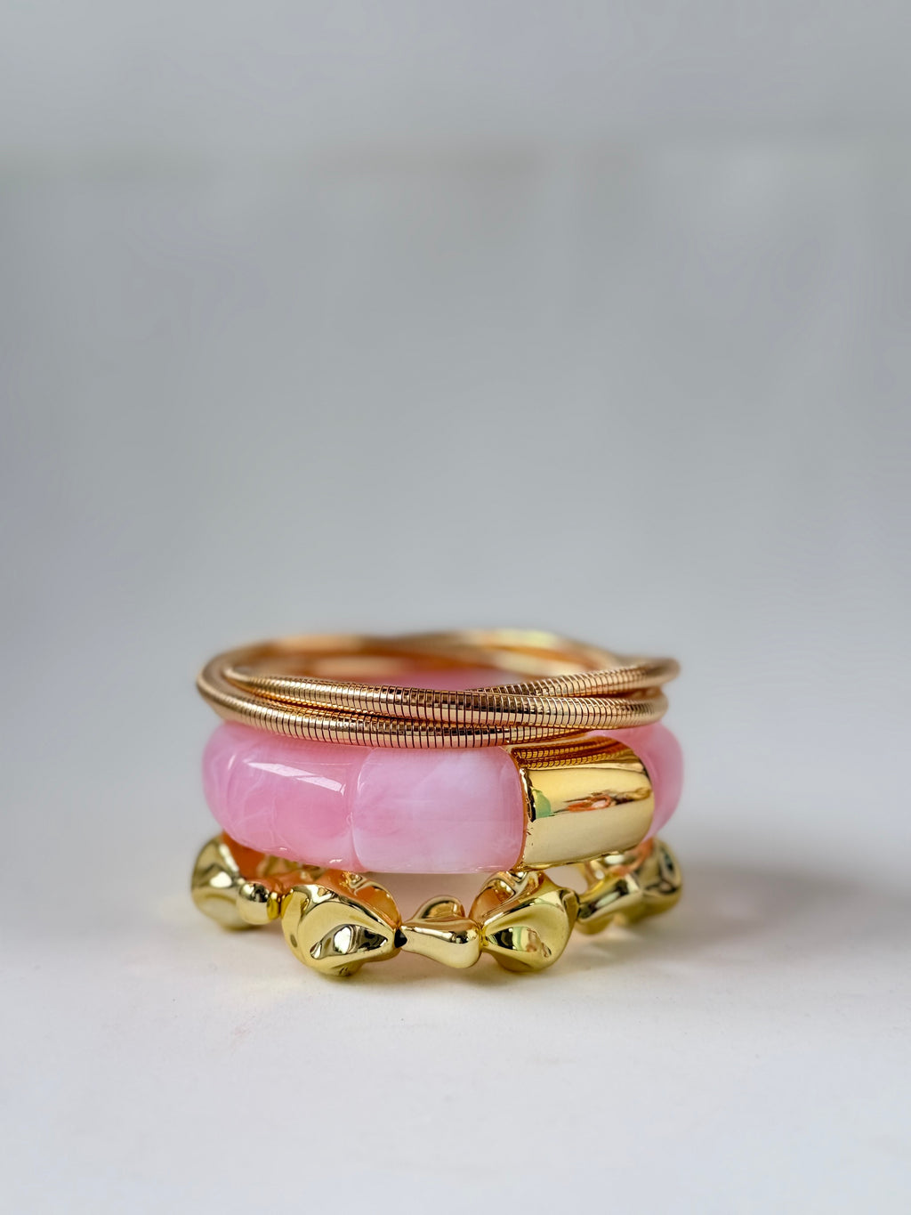 Pink Bracelet Stack