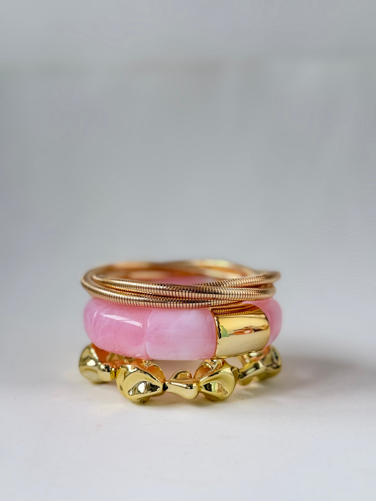 Pink Bracelet Stack